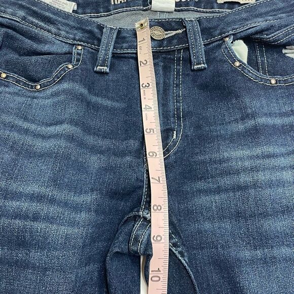 Harley-Davidson Curvy Boot Cut Embellished Jeans Size 28 - Picture 9 of 12